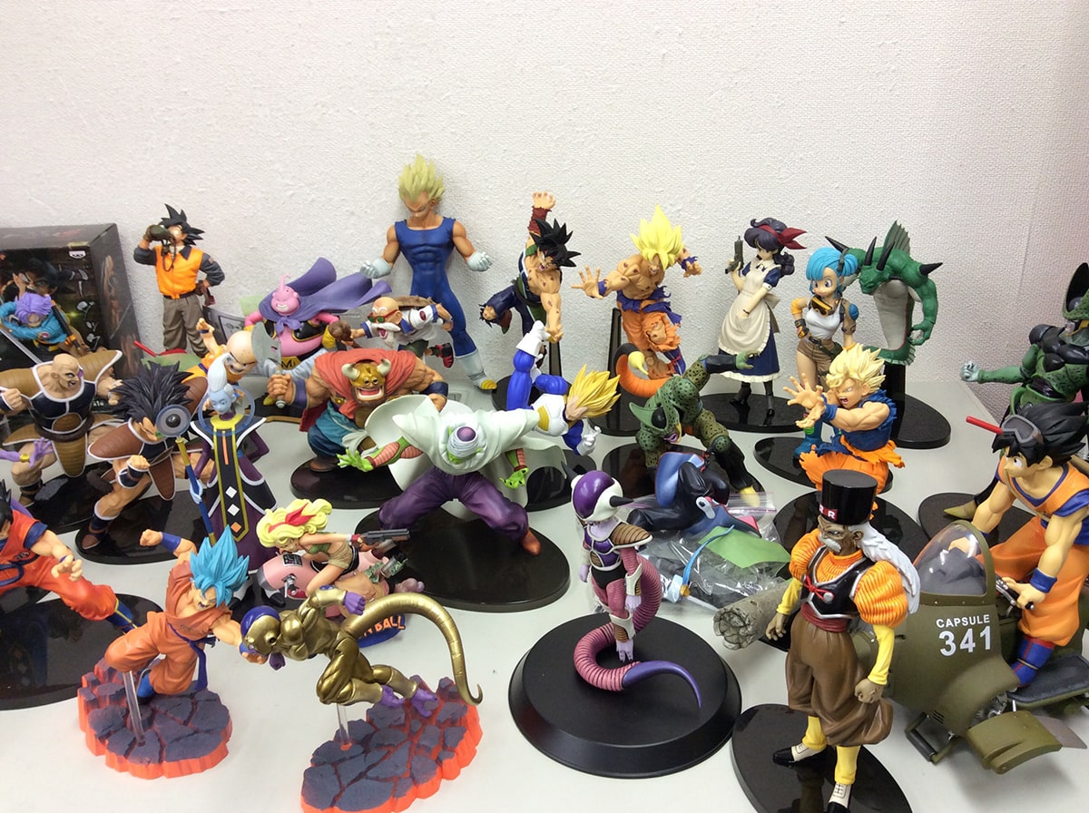 京都市上京区で大量の箱無しフィギュアを出張買取