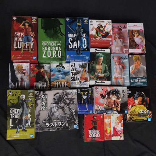 ワンピース ONE PIECE ルフィ ゾロ サンジ ナミ エース 等 フィギュア 開封品 ホビー 大量 セット